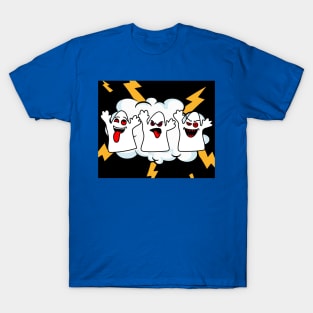 Funny Little Ghosts Halloween T-Shirt